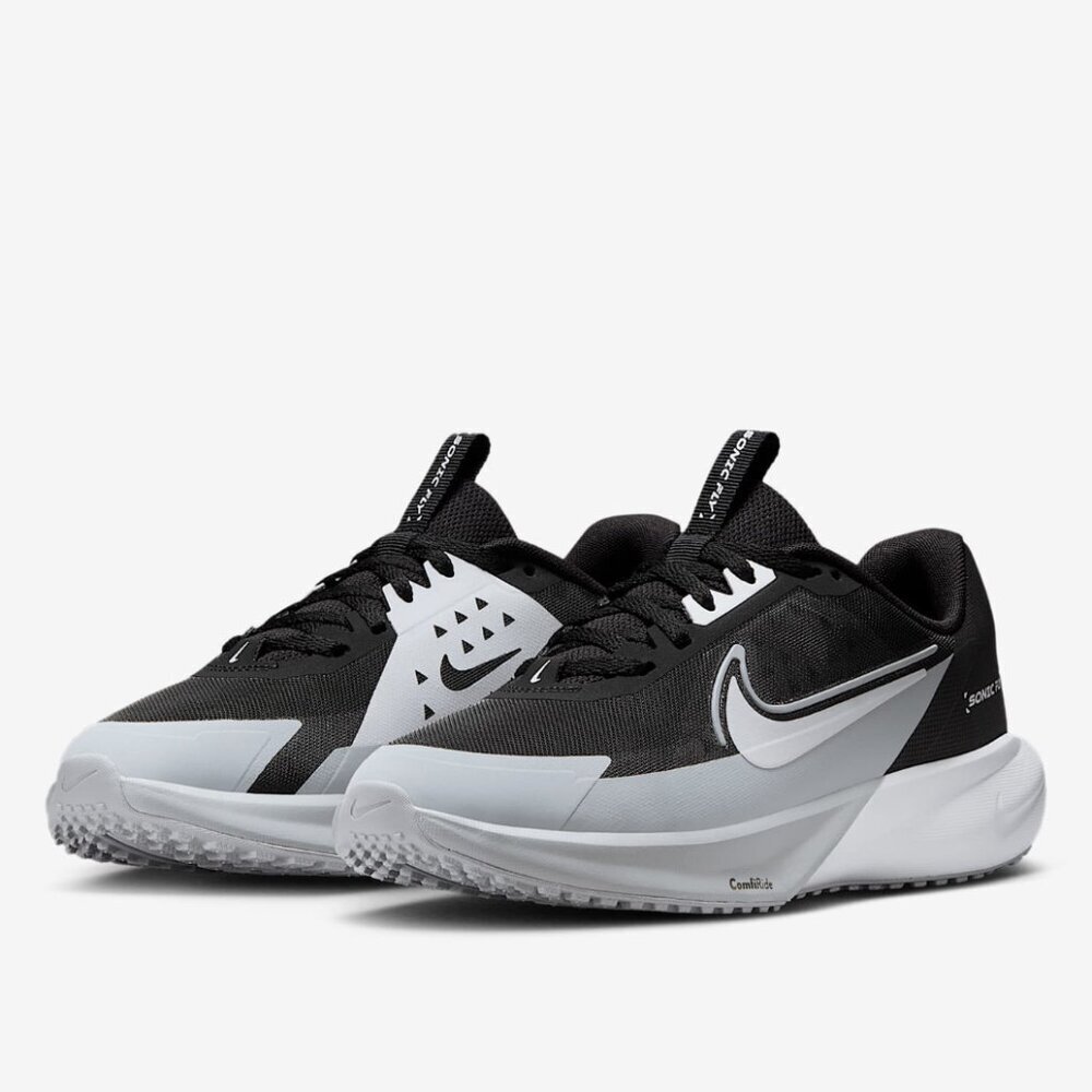 Nike GS Sonic Fly Black Wolf Grey White FZ0017-001 Size 4Y